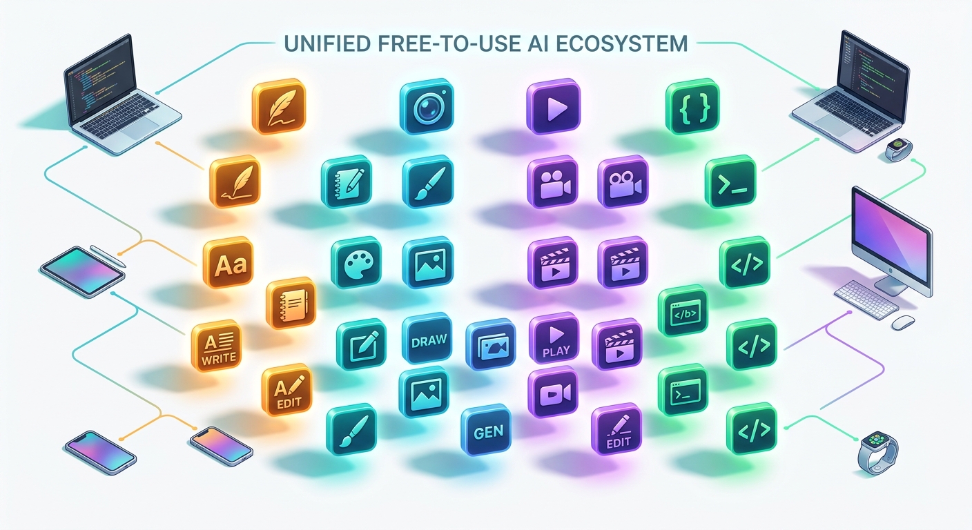 2026年国内免费AI工具大全不限次数：30款亲测可用工具按场景分类